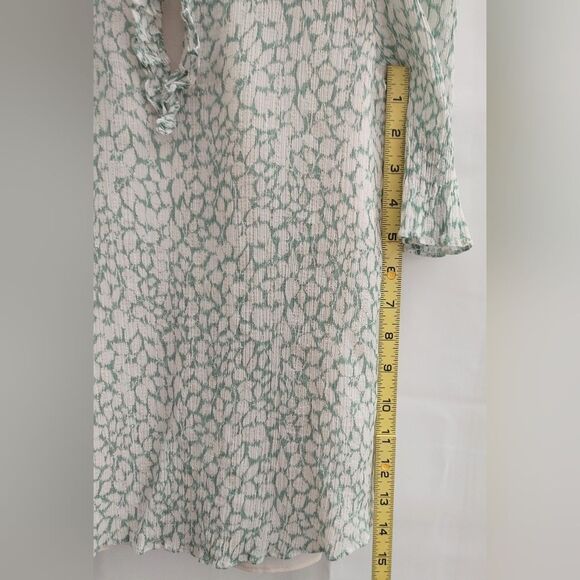 Rebecca Taylor Ikat Leaf Lurex Top - Picture 6 of 7